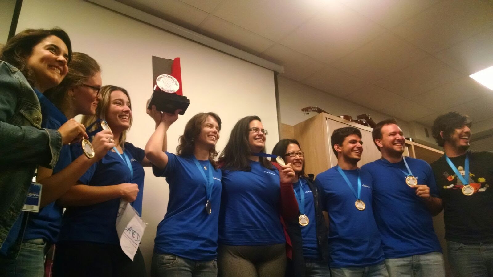 Winning team of Cadence Brazil first hackathon - 2015